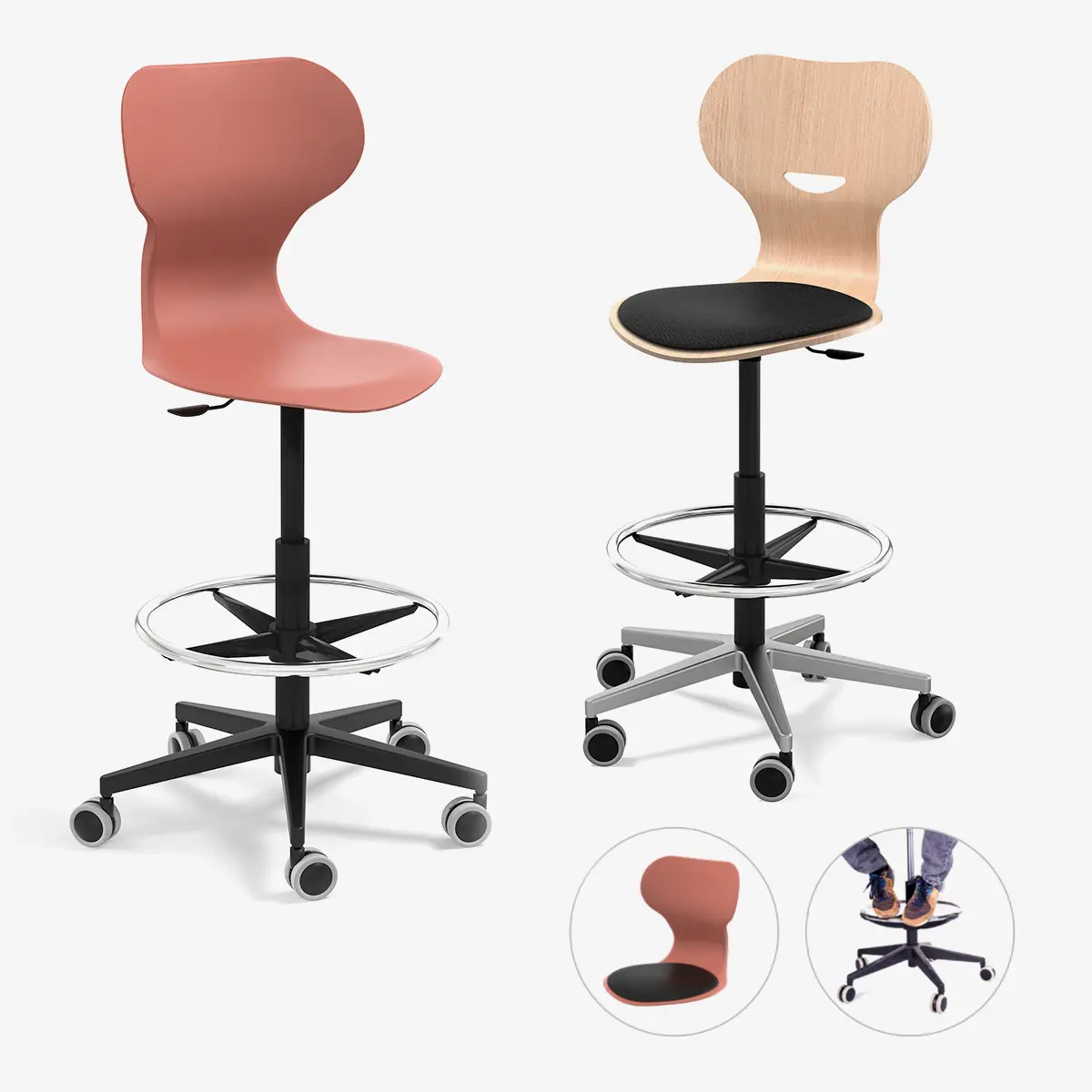 Counterstuhl Höhenverstellbar für Büro, Schule und anderen Bildungseinrichtungen kaufen