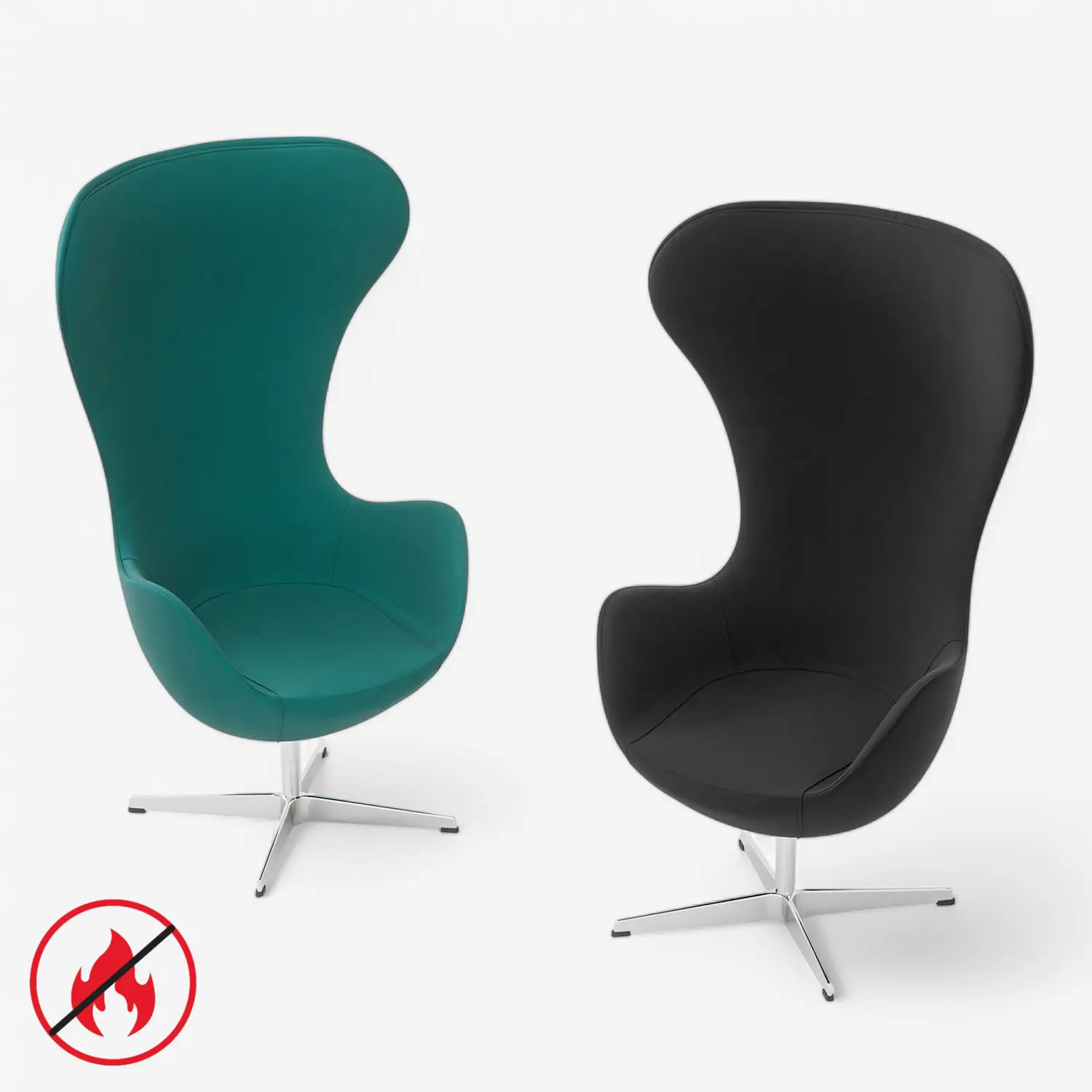 Drehsessel für Bildungseinrichtungen und Büro - feuerfester Stoff