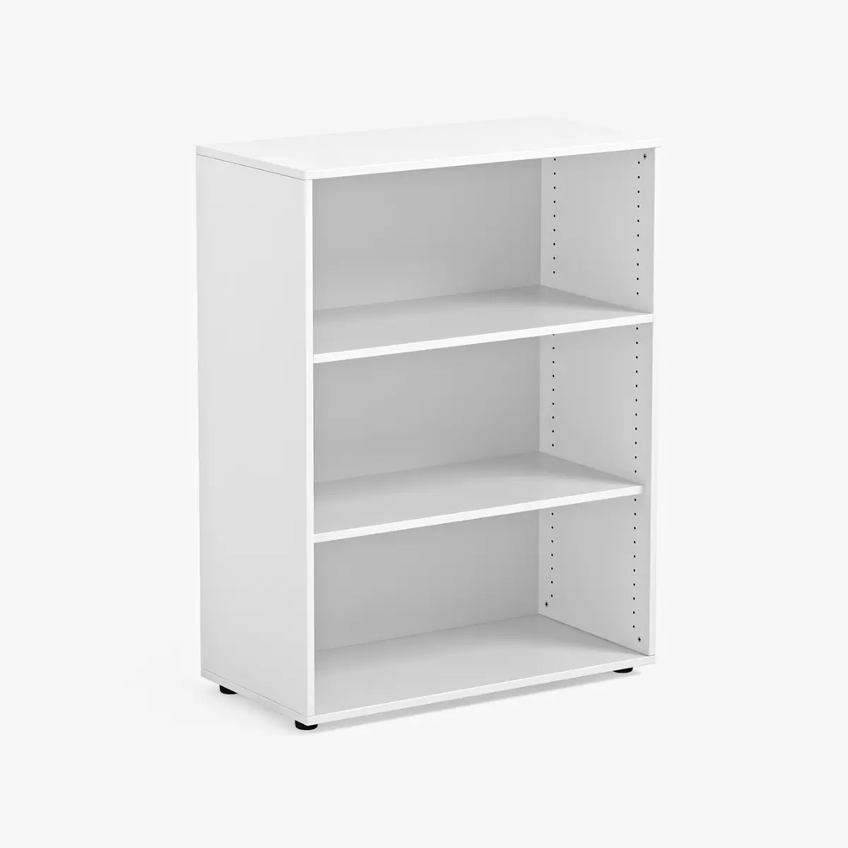 Materialregal weiß - Holz 120 cm mit 3 Fächern