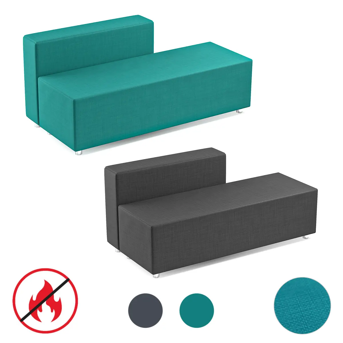 Modulares Sofa - Flammhemmend
