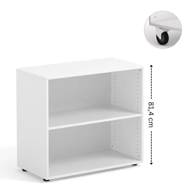 Modulares Büroregal in weiß für Schule und Büro