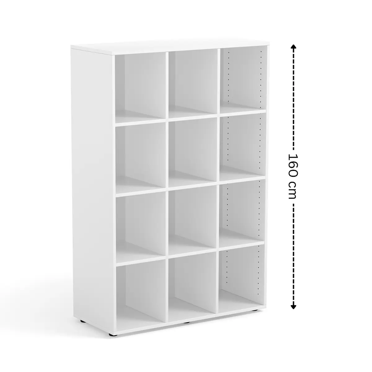 Raumteiler Regal - 12 flexible Fächer