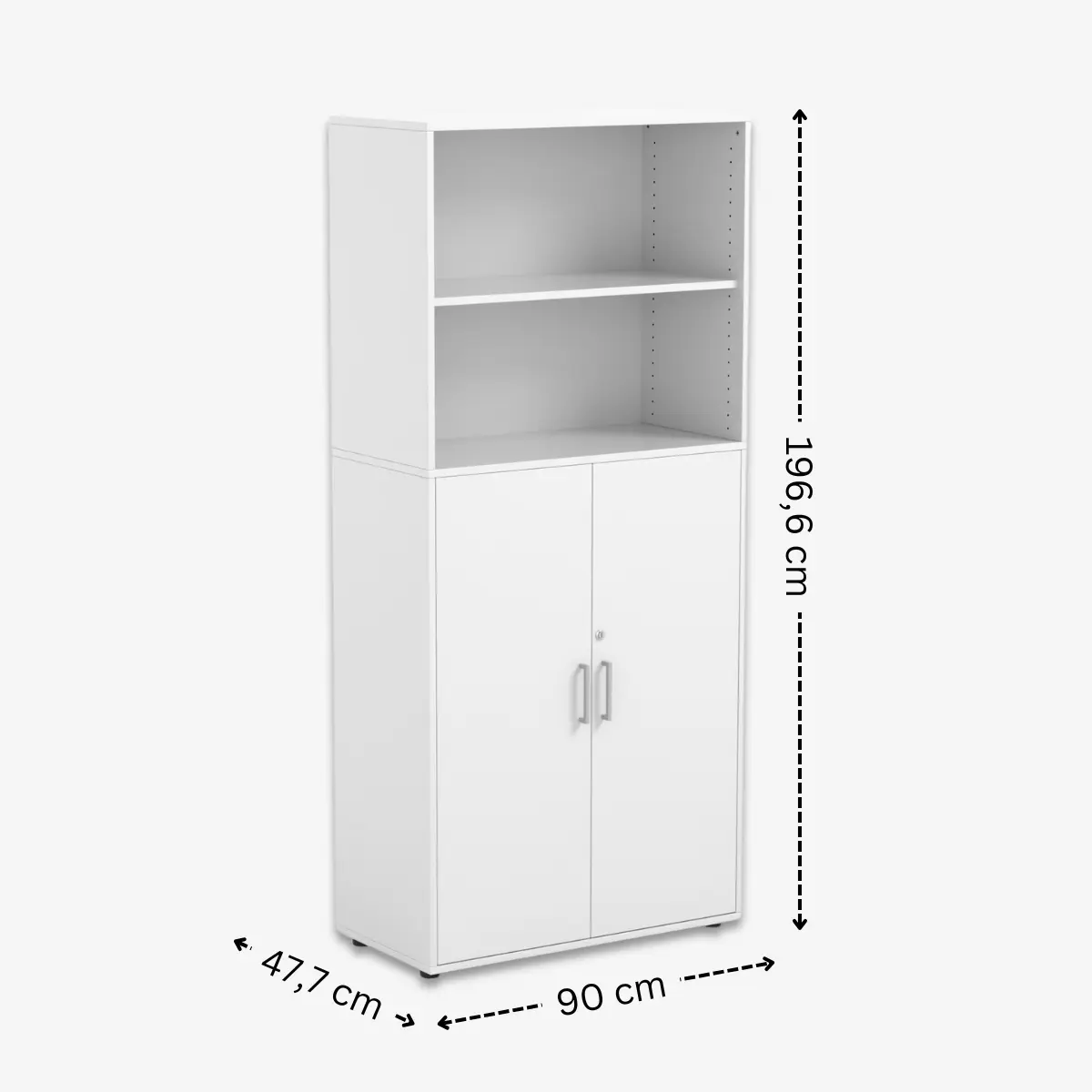 Schrank für Klassenzimmer - Abschließbare Türen - 5 Fächer