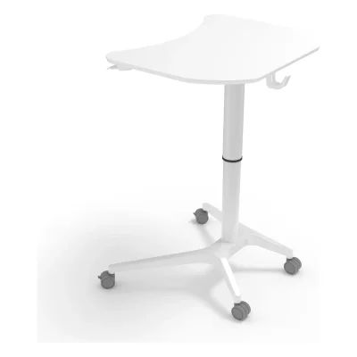 Mobiler Sitz-Steh-Tisch mit Gaslift